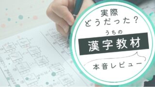 海外生活に持ってきた漢字教材4つ、実際どうだった?【本音レビュー】
